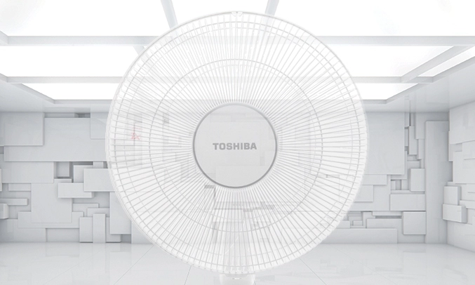 Quạt đứng Toshiba F-LSD10(W)VN màu trắng có chức năng Inverter 