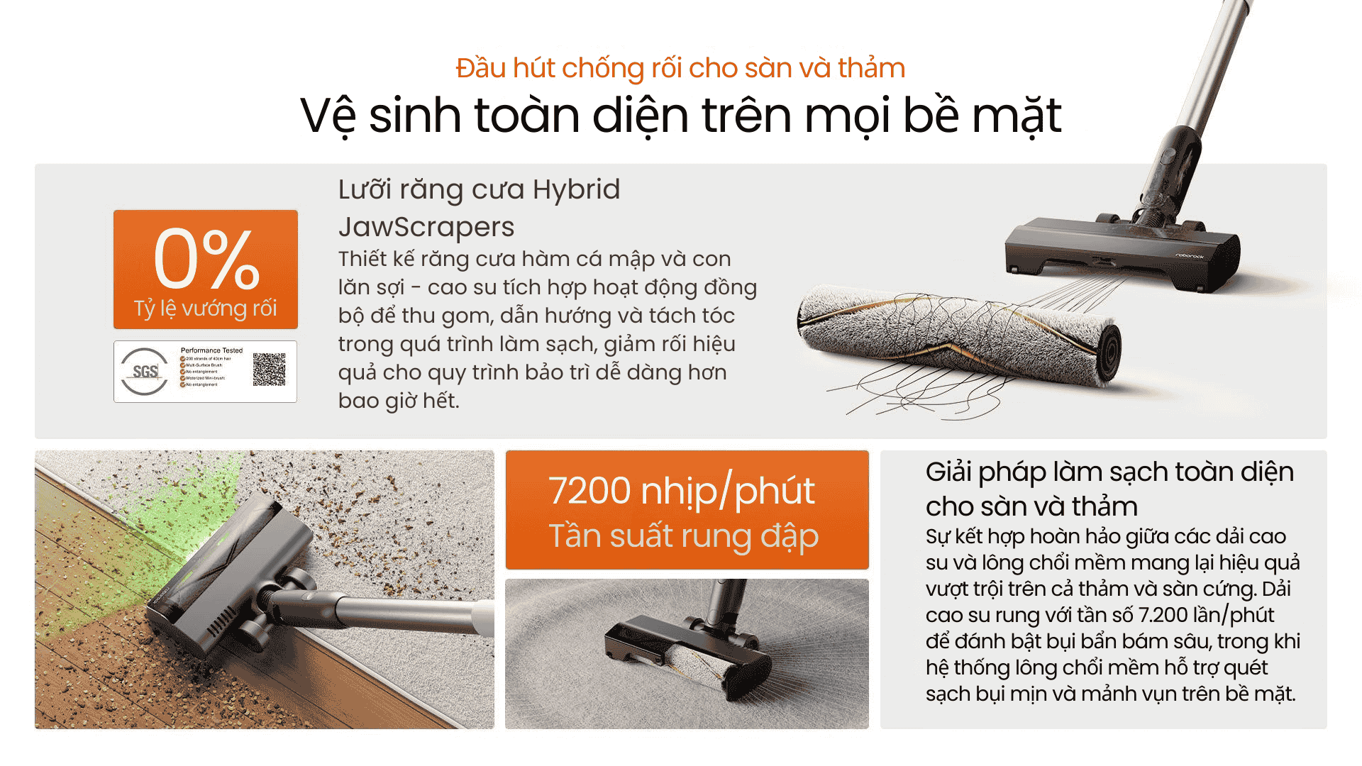 Roborock H60 Hub Pro Trao tay viec don dep 8