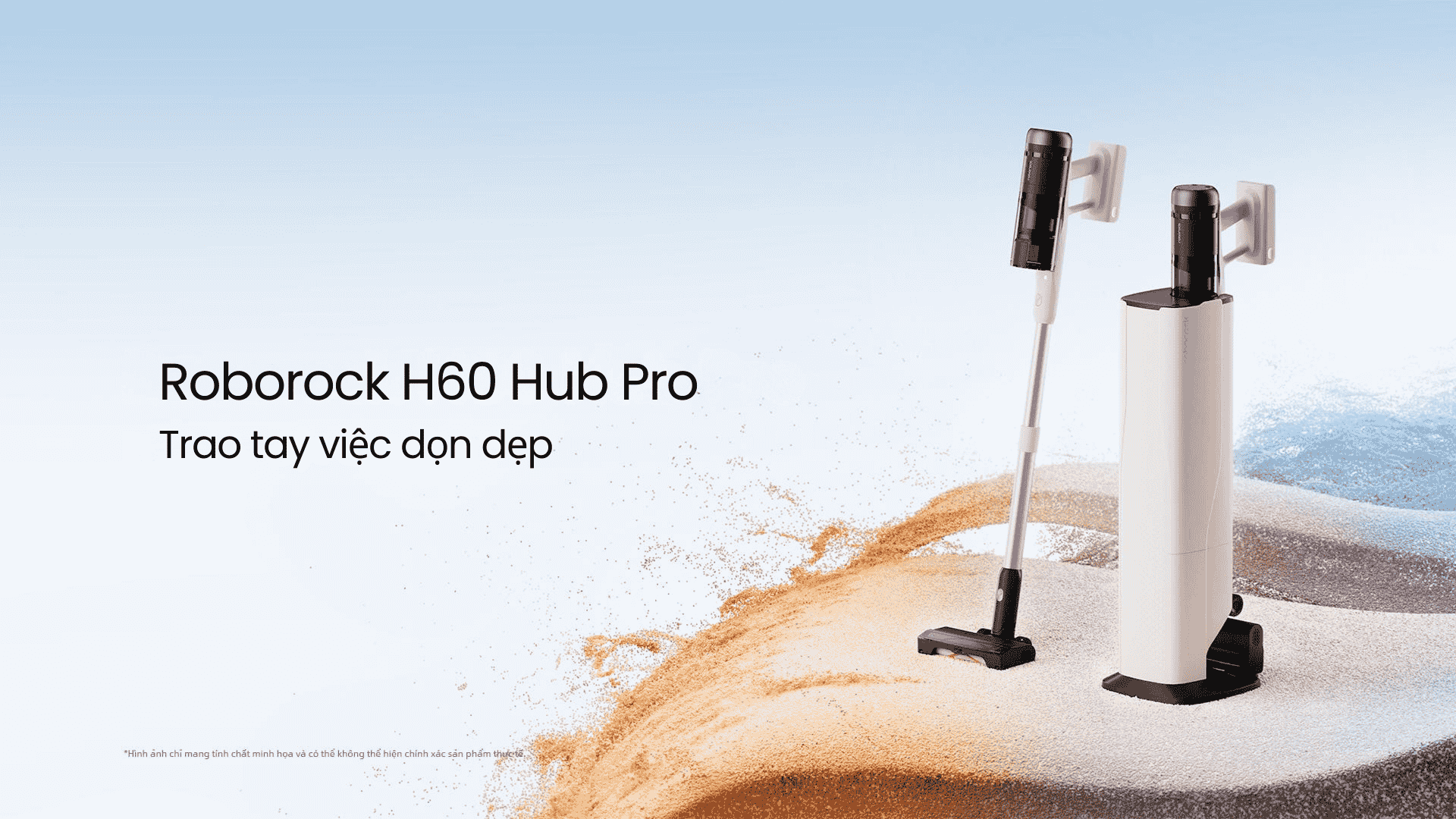 Roborock H60 Hub Pro Trao tay viec don dep