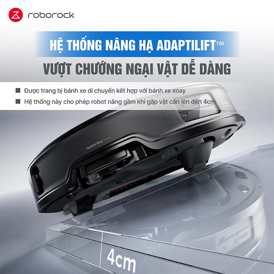 Robot hút bụi lau nhà Roborock Saros 10R