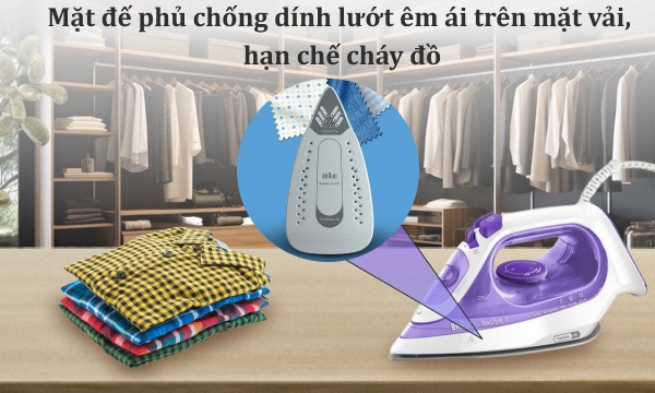 Bàn ủi hơi nước Braun SI3042VI