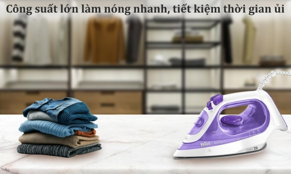 Bàn ủi hơi nước Braun SI3042VI