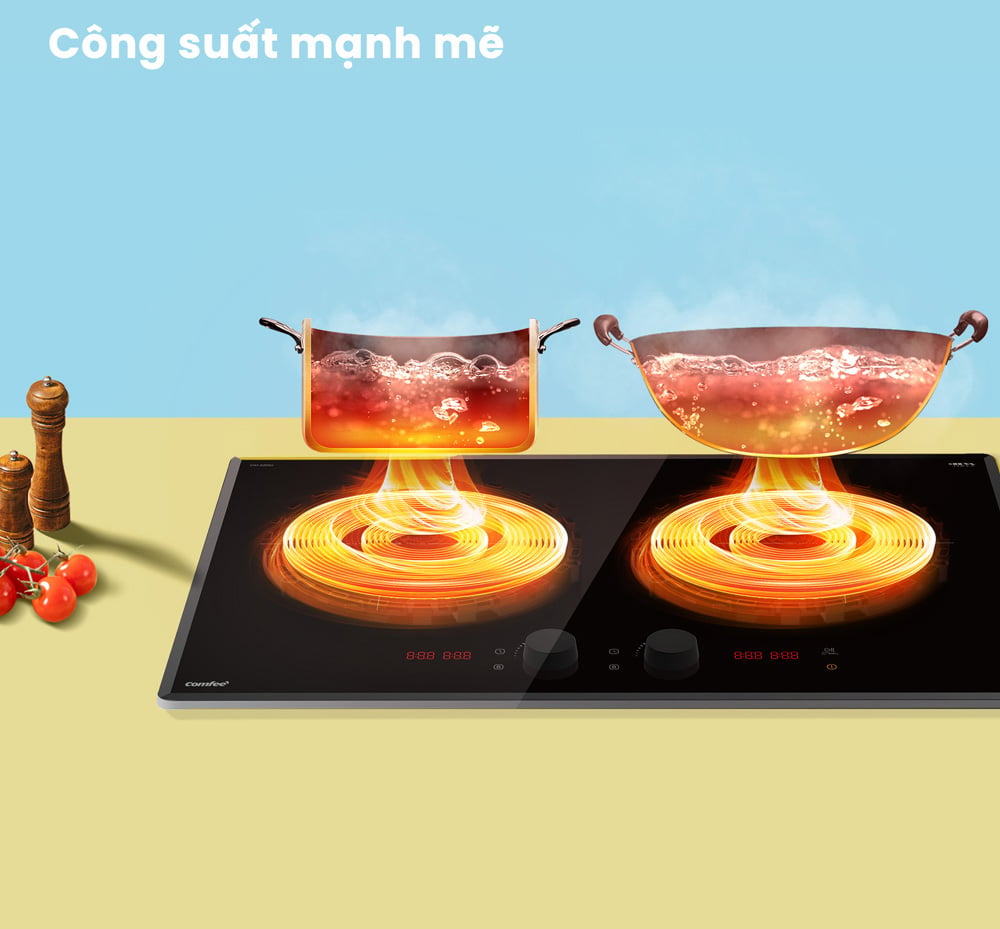 Bếp từ đôi Comfee CIH-52DIU
