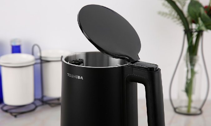 Bình đun siêu tốc Toshiba 1.5 Lít KT-15DS1NV- Thiết kế hiện đại, nhỏ gọn