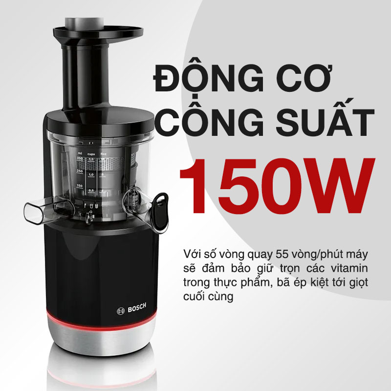 Máy ép trái cây chậm Bosch MESM731M