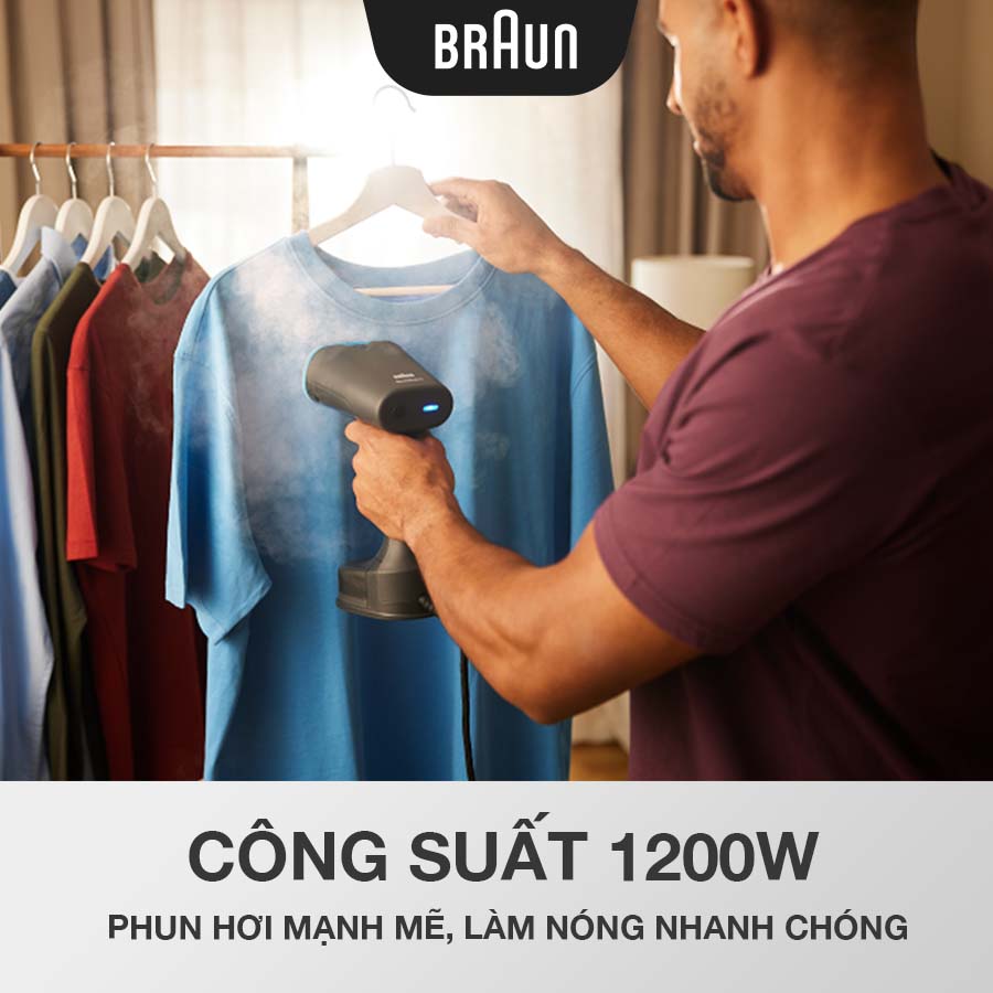 Braun GS5031BL hoạt động với công suất 1200 watt