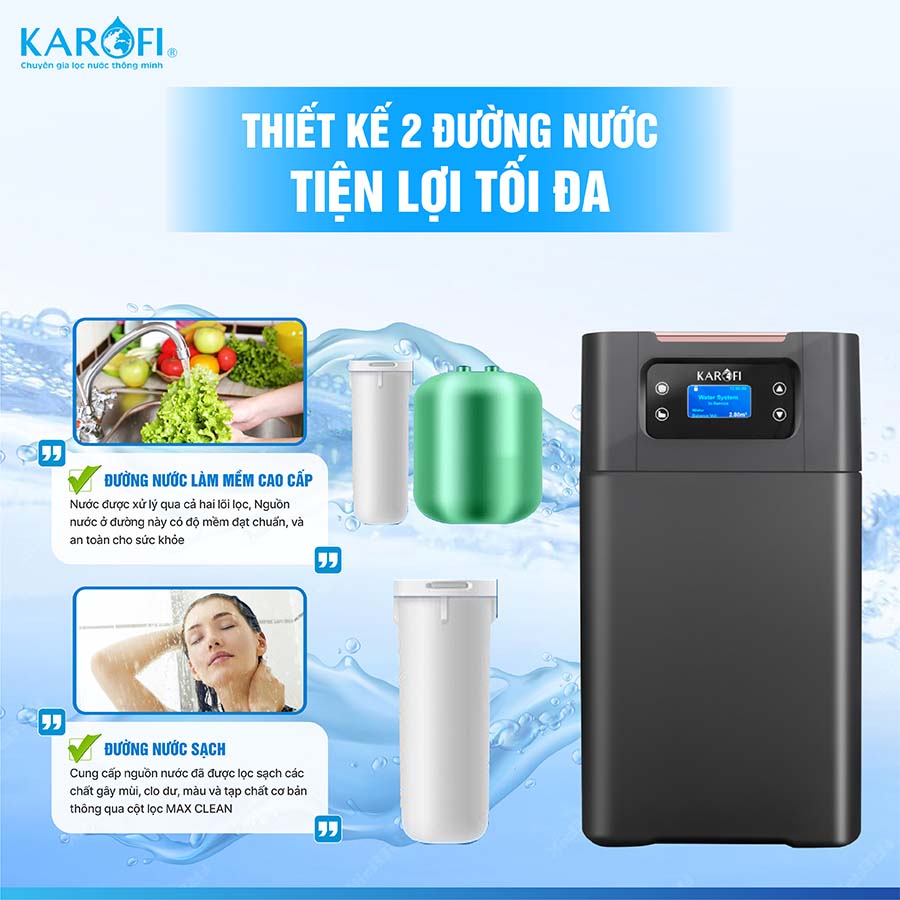 Lọc tổng trung tâm cao cấp Karofi KTF-P01