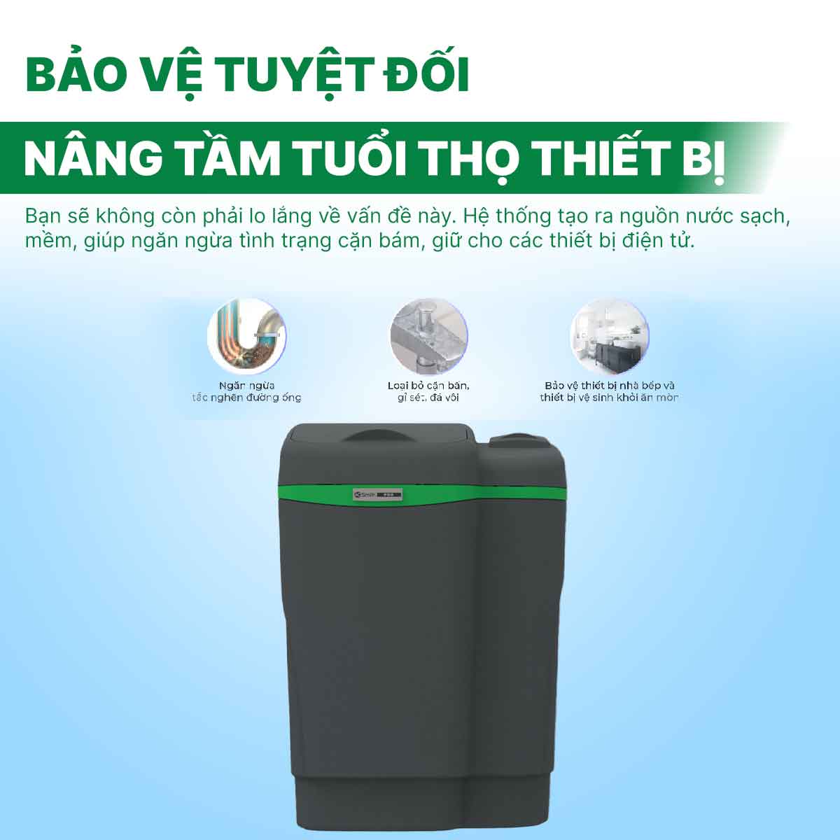 Hệ thống lọc nước đầu nguồn A.O Smith AOW-S400 PLUS