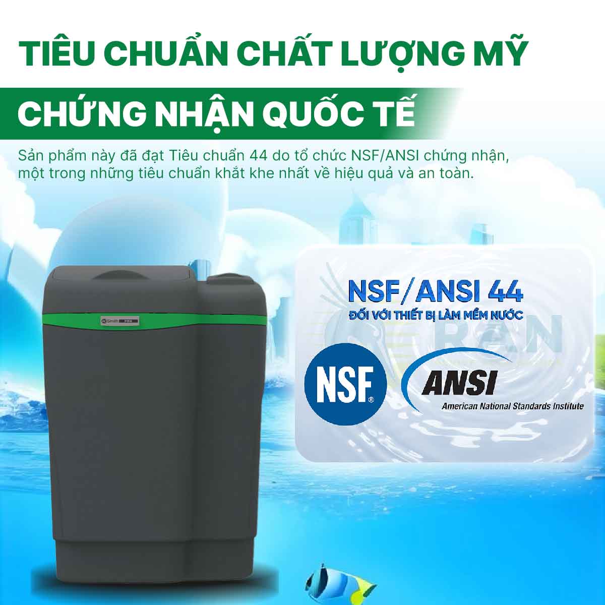 Hệ thống lọc nước đầu nguồn A.O Smith AOW-S400 PLUS