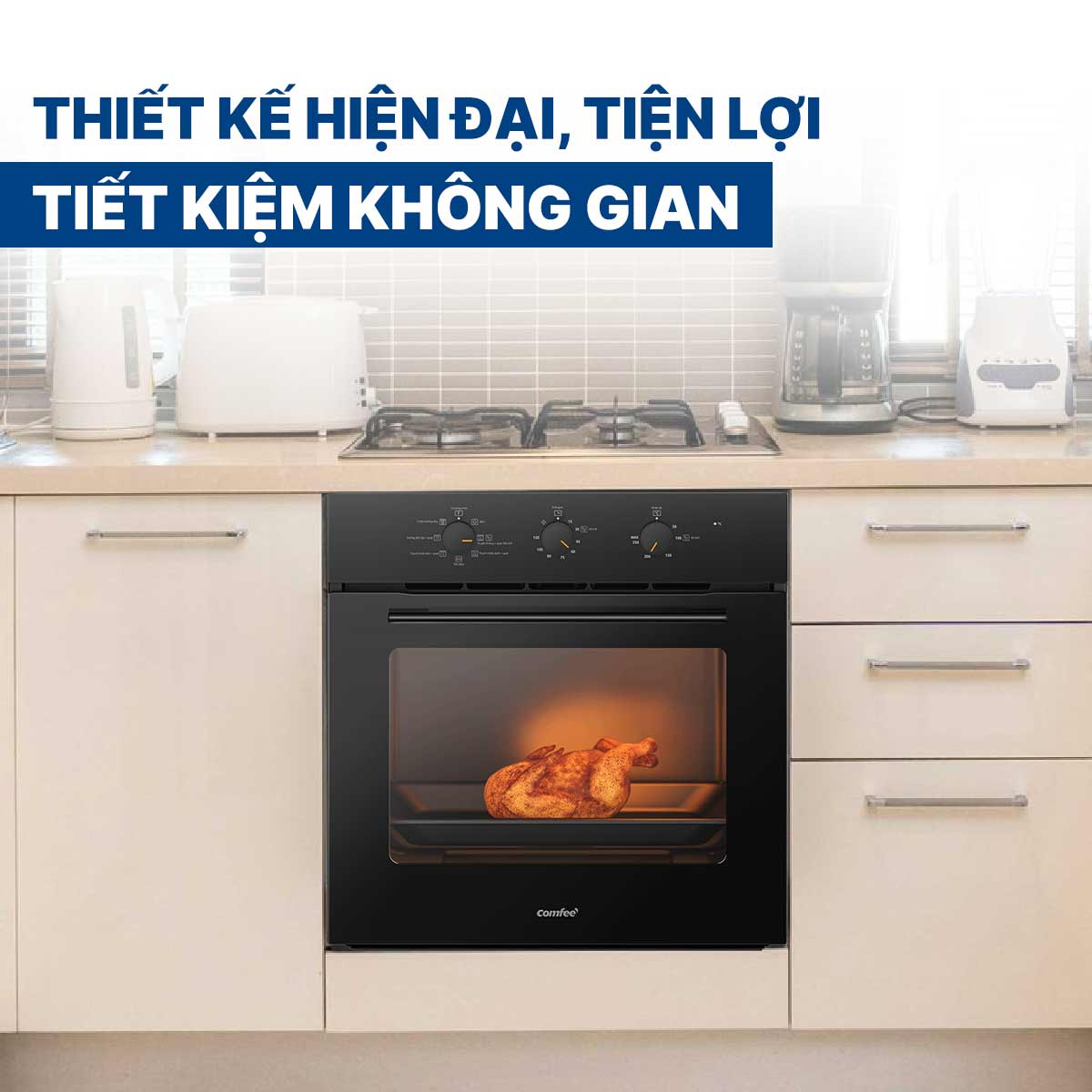 Lò nướng âm tủ Comfee 70 lít CO-AC70KB