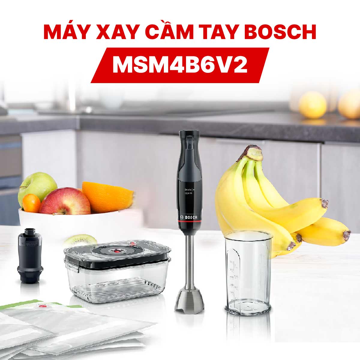 Máy xay cầm tay Bosch MSM4B6V2
