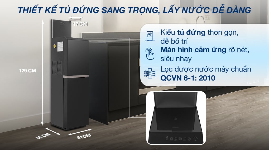 Máy lọc nước Toshiba Originpure TWP-W2398SVN(M)