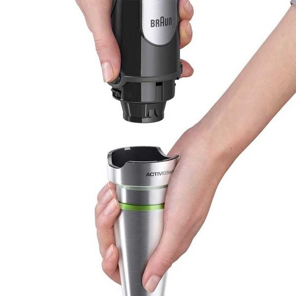 Cây xay inox máy xay cầm tay braun mq7045x multiquick 7 hand blender - black