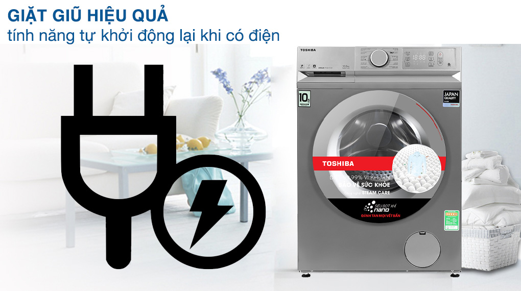 Máy giặt Toshiba Inverter 10.5 kg TW-BL115A2V(SS) Máy giặt Toshiba Inverter 10.5 kg TW-BL115A2V(SS)