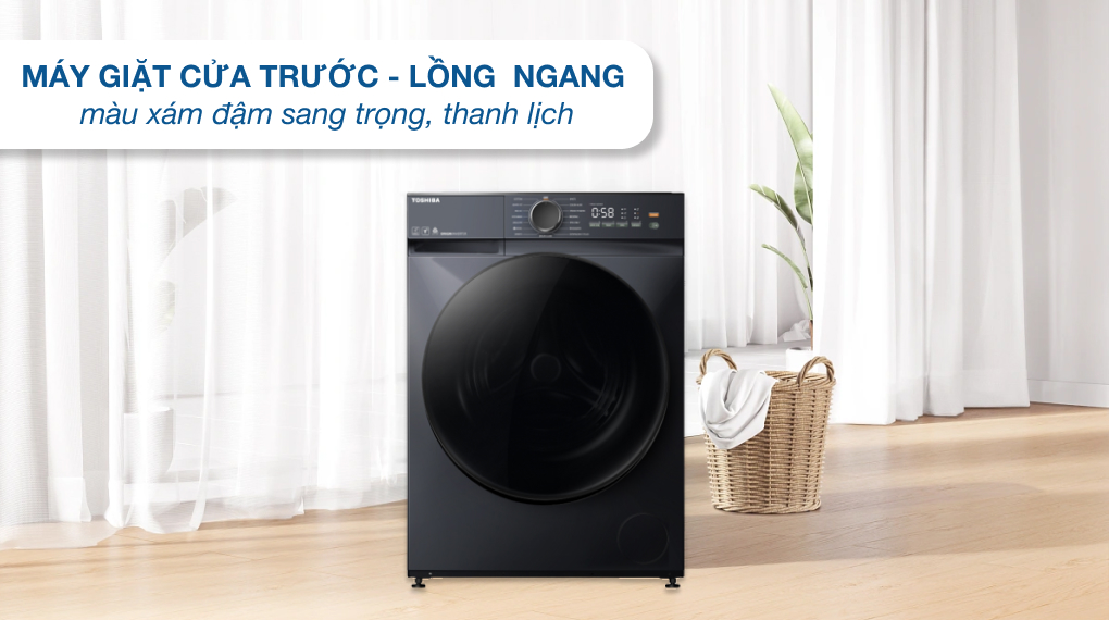 Máy giặt Toshiba Inverter 10.5 kg TW-T21BU115UWV(MG) - Tổng quan thiết kế Máy giặt Toshiba Inverter 10.5 kg TW-T21BU115UWV(MG) - Tổng quan thiết kế